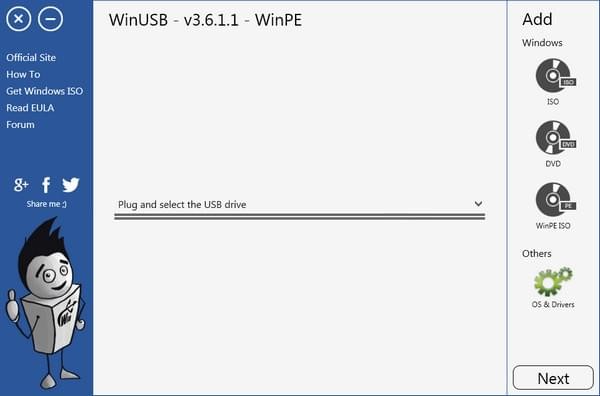 WinUSB(U盤啟動盤制作工具)