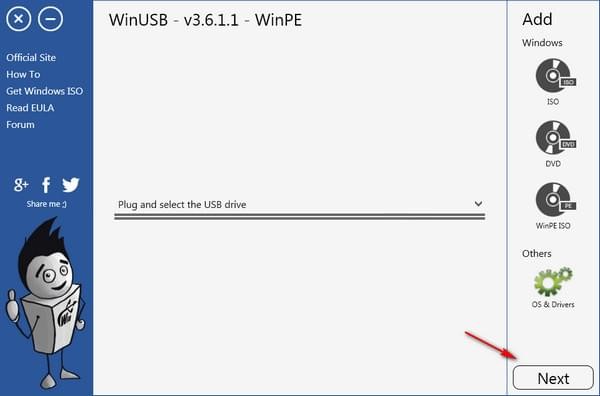 WinUSB(U盤啟動盤制作工具)