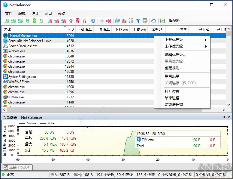 NetBalancer(網絡流量監控軟件)