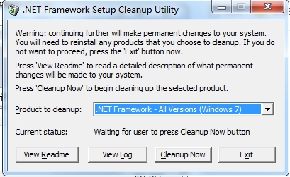 .NET Framework完美卸載