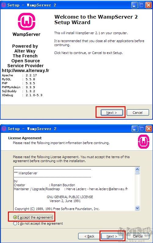 WampServer PHP安裝環境