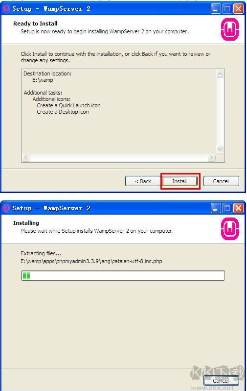 WampServer PHP安裝環境