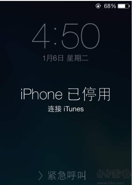 iPhone已停用連接itunes解決方法(可保留數據)