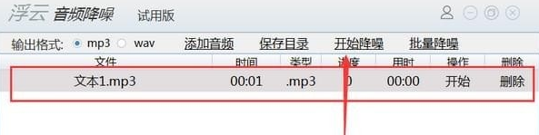 浮云音頻降噪