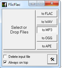 FLAC格式轉換器(FlicFlac)