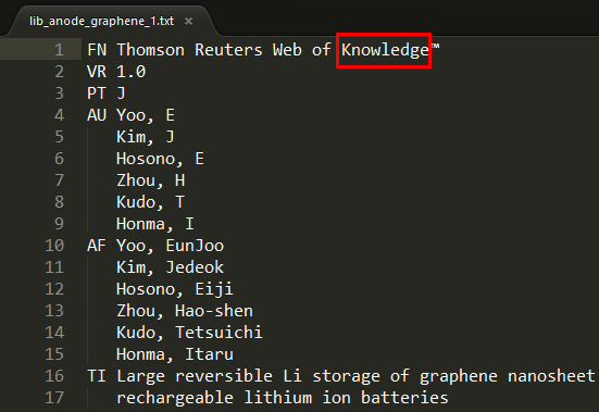 文獻(xiàn)索引分析軟件(HistCite)