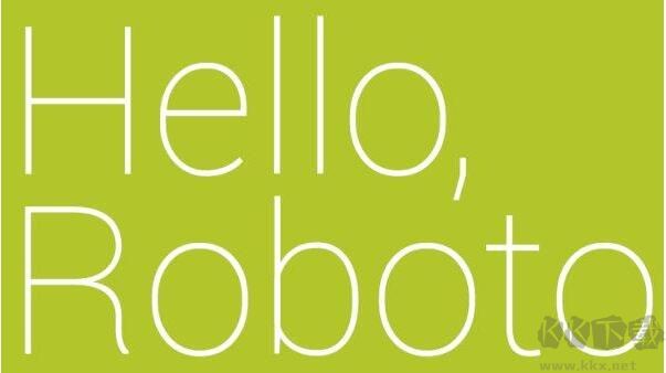 roboto字體打包