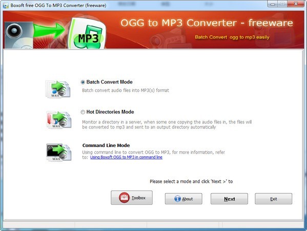 Boxoft OGG to MP3 Converter(OGG到MP3轉換器)