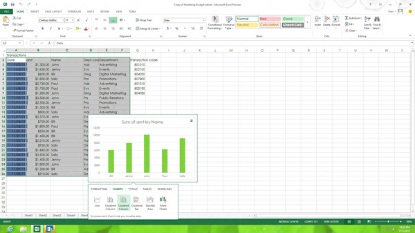 Excel2016官方免費版下載截圖