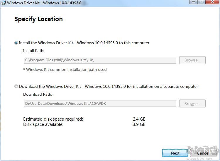 Windows驅動程序工具包(WDK10)