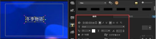 繪聲繪影12怎么添加字幕3