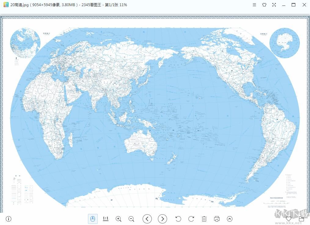 世界地圖高清30億像素