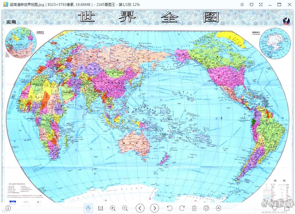 世界地圖高清30億像素