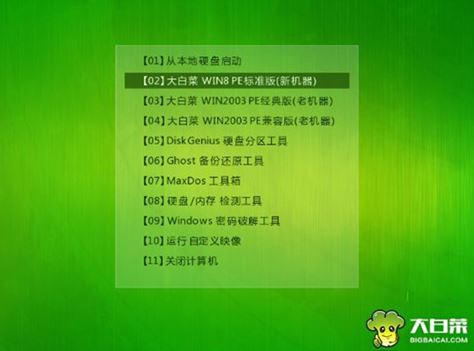 大白菜u盤裝系統(tǒng)常見問題1