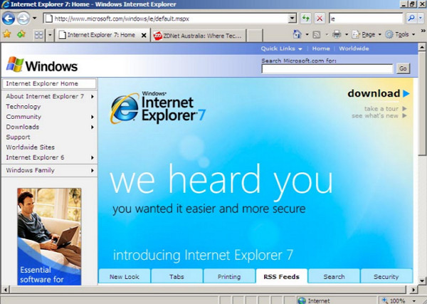 IE7截圖
