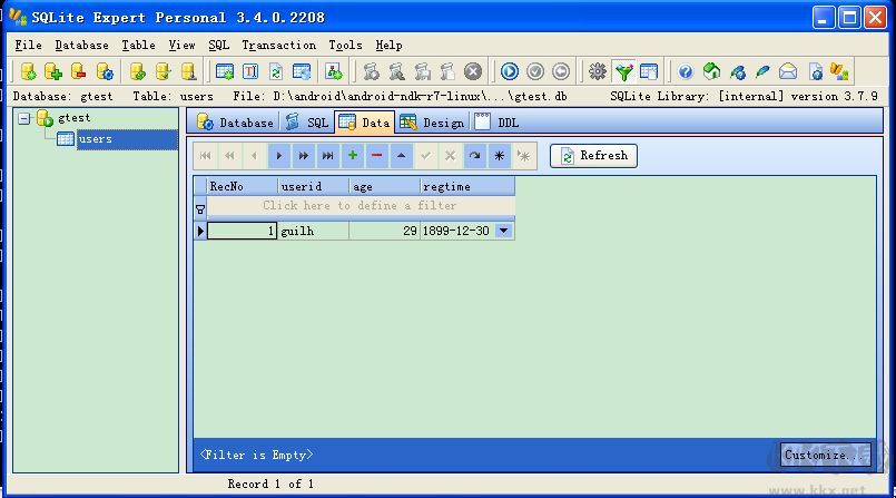 SQLite3數據庫