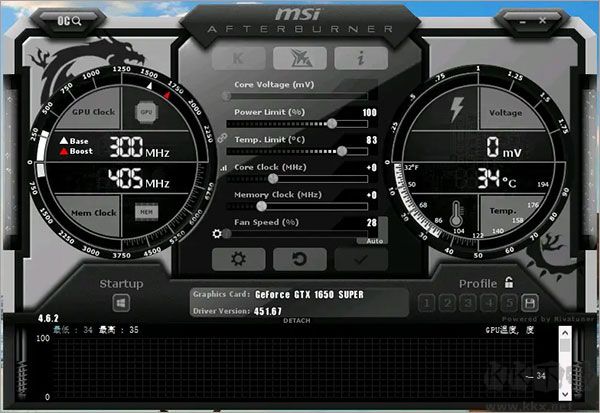 微星小飛機(MSI Afterburner)