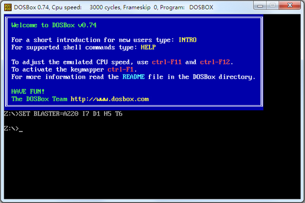 DOSBox模擬器