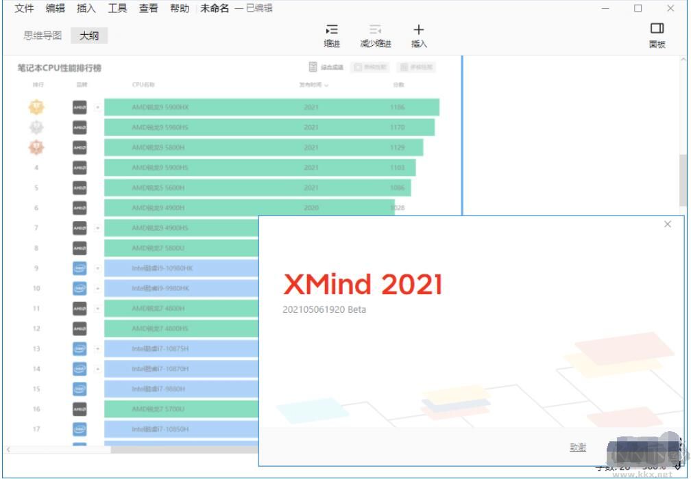 XMind中文版(思維導圖軟件)