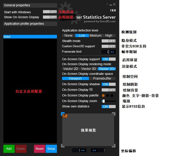 RTSS顯卡超頻與監控工具