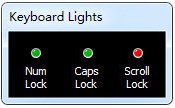 Keyboard Lights虛擬鍵盤指示燈