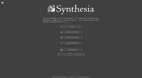 Synthesia鋼琴模擬器