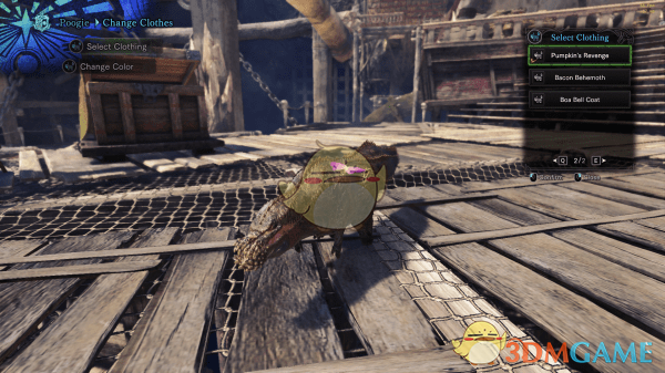 怪物獵人世界冰原噗哧豬外觀替換成怪物MOD