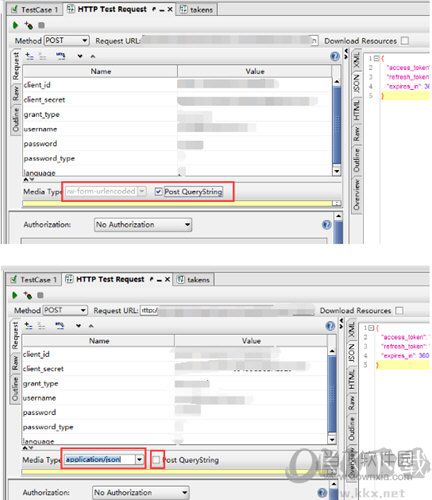 使用post 中application/x-www-form-urlencoded傳遞參數
