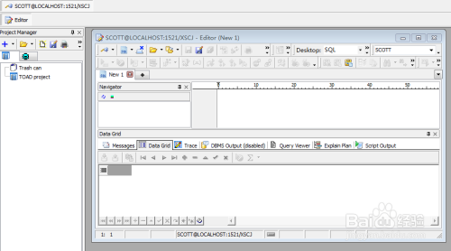 如何使用Toad for Oracle連接oracle數據庫