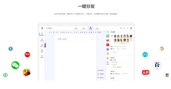 自媒體內容分發神器