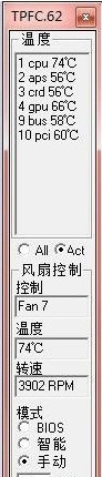 TPFanControl電腦風扇速度控制軟件