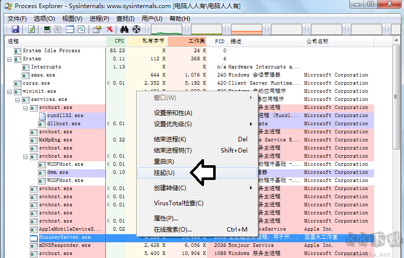 PROCESS EXPLORER增強(qiáng)任務(wù)管理器