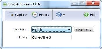 Boxoft Screen OCR(屏幕ocr軟件)