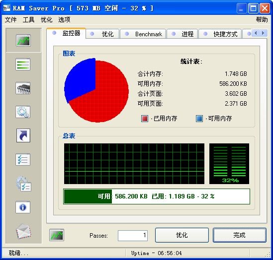 內存管理軟件(RAM Saver Pro)