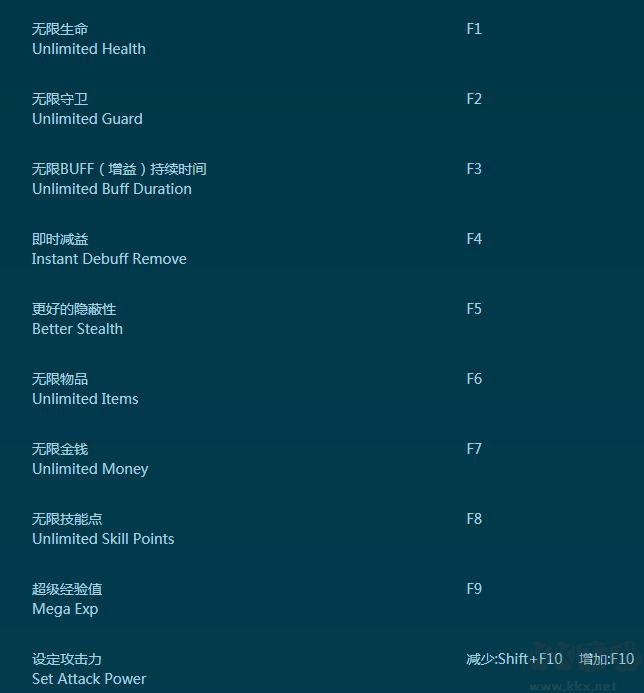只狼：影逝二度十一項修改器
