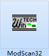 MODBUS調試工具(modscan32)截圖
