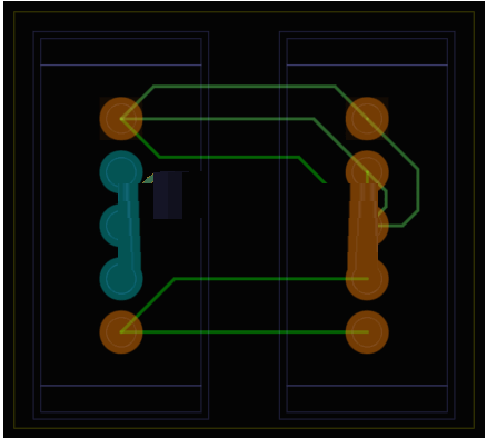 PCB版圖設計工具(FreePCB)截圖