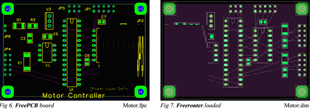 PCB版圖設計工具(FreePCB)截圖