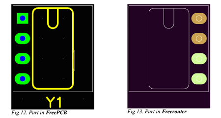 PCB版圖設計工具(FreePCB)截圖