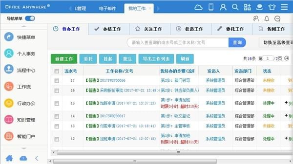 Office Anywhere 2017(通達OA辦公系統)