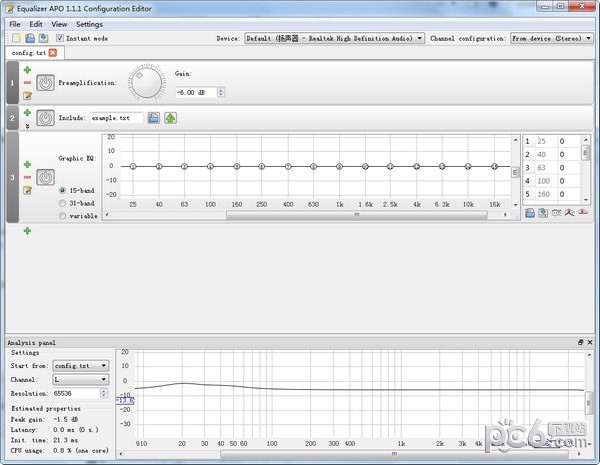 Equalizer APO(聲音均衡調器)