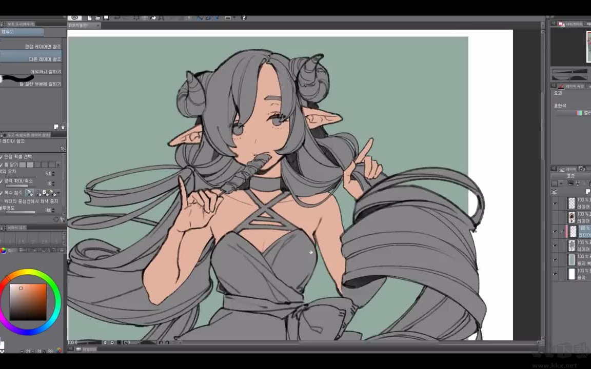 CLIP STUDIO PAINT EX+破解版中文版(含Materials素材庫)