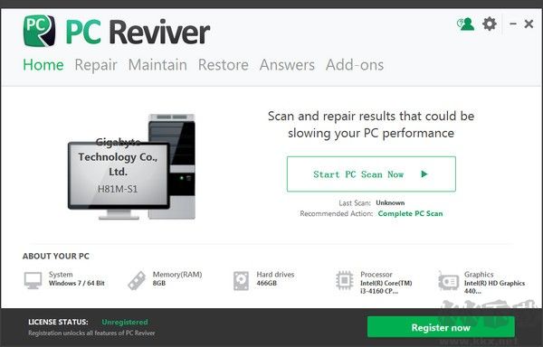PC Reviver(電腦優化維護工具)