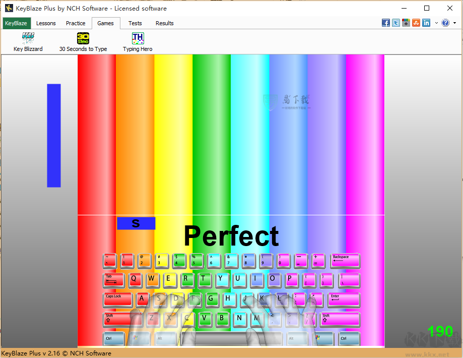 KeyBlaze Typing Tutor(打字練習軟件)