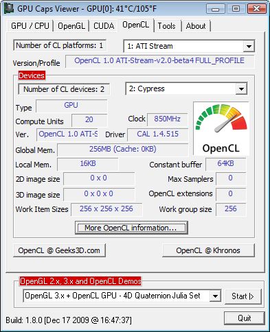 GPU Caps Viewer顯卡檢測工具免費版