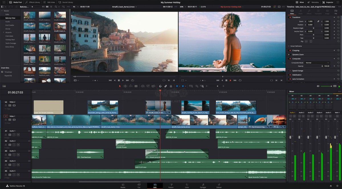 DaVinci Resolve Studio中文版(達芬奇調色板)