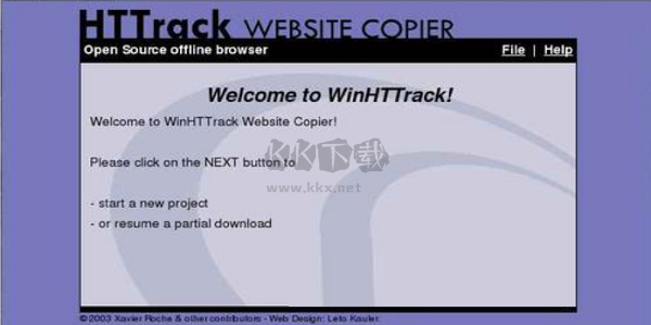 HTTrack網站克隆下載器