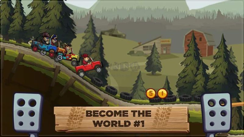 登山賽車2破解版無限金幣鉆石