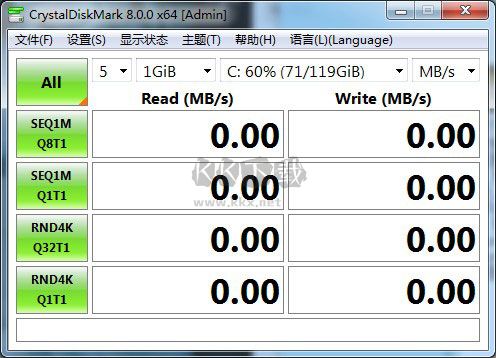 ystalDiskMark綠色版