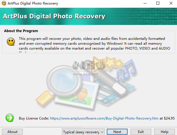 ArtPlus Digital Photo Recovery(照片恢復軟件)